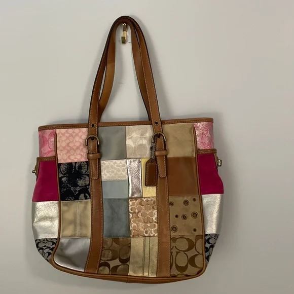 Coach | Bags | Coach Y2k Early 200s Patchwork Leather Suede